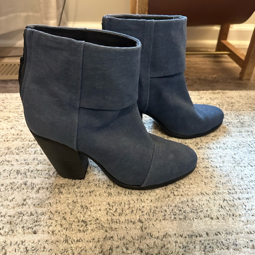 Rag & Bone Denim Heeled Booties for Women